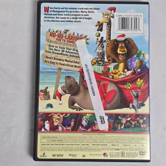 Merry Madagascar DVD DreamWorks Holiday Special - Picture 3 of 3